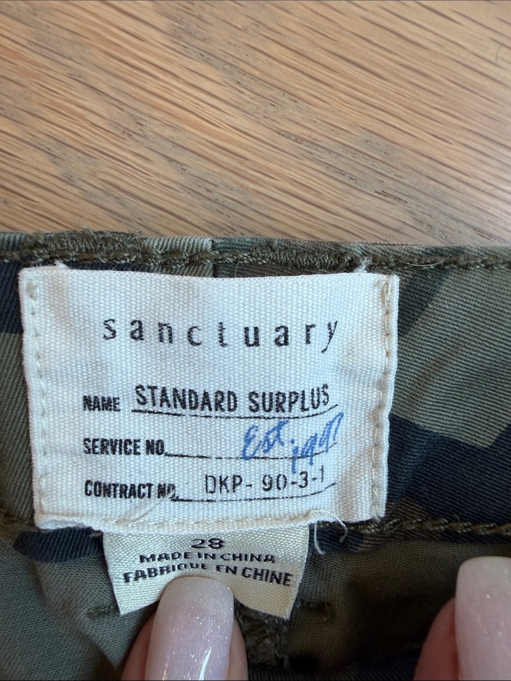 Sanctuary Anthropologie camp side stripe stretch pants cropped size 28 Like new - Picture 2 of 8